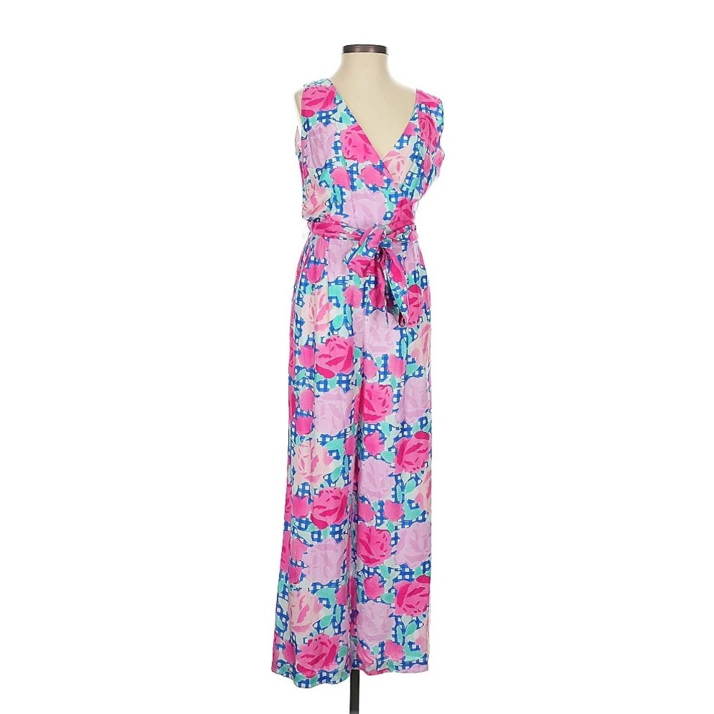 Vineyard Vines Kentucky Derby rose floral romper size 2